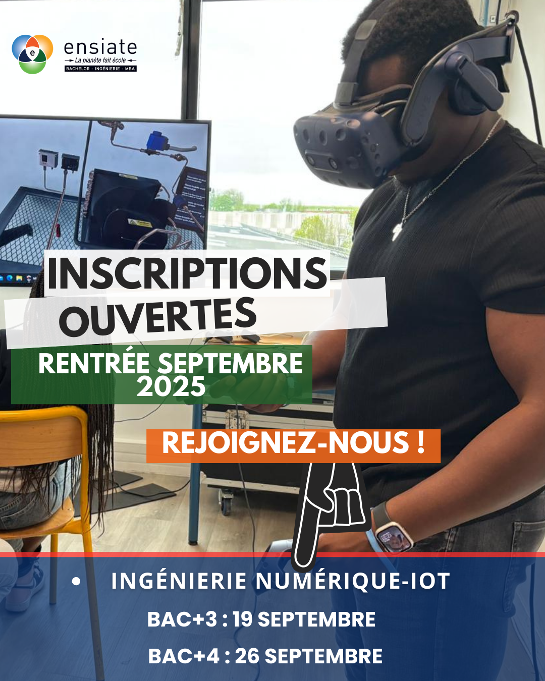ENSIATE - Rentrée 2025 - 2026 Inscriptions ouvertes Ingénierie Informatique - IOT