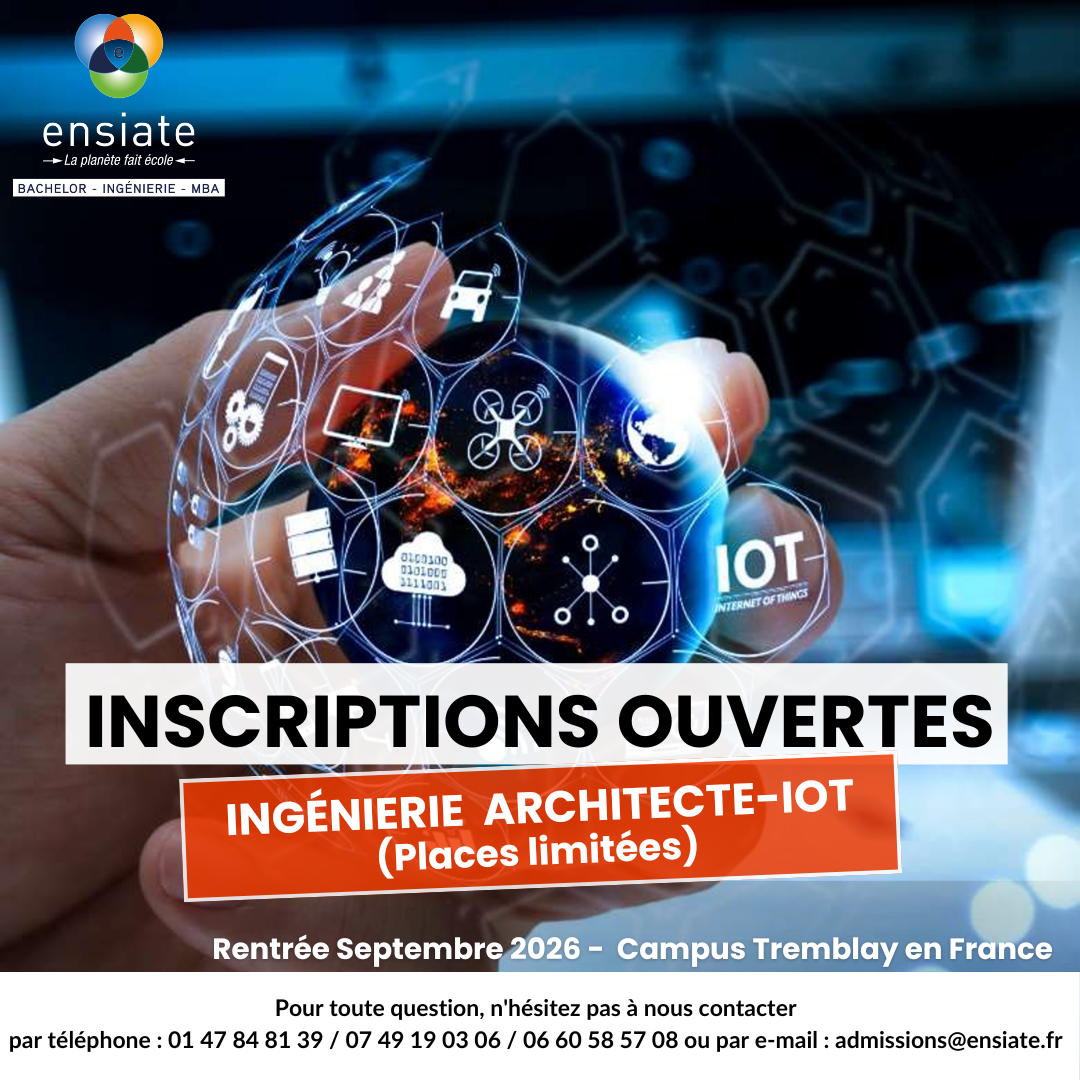 Ingénierie Architecte - IOT Rentrée Septembre 2026 - Compus Tremblay-en-France